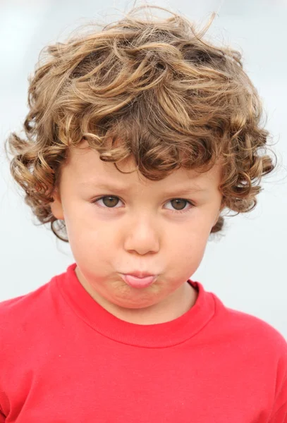 Roztomilé dítě smutné — Stock fotografie