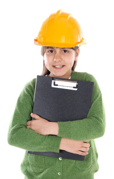 Jövő mérnök lány — Stock Fotó