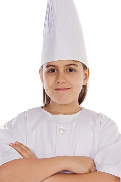 Schattig cook meisje — Stockfoto