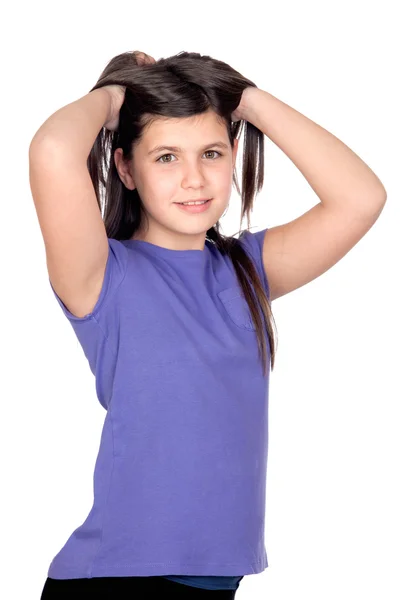 Adorable preteen girl — Stock Photo, Image