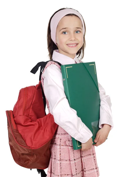 Menina adorável estudar — Fotografia de Stock