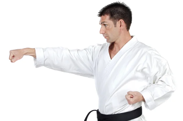 Postura de artes marciales —  Fotos de Stock