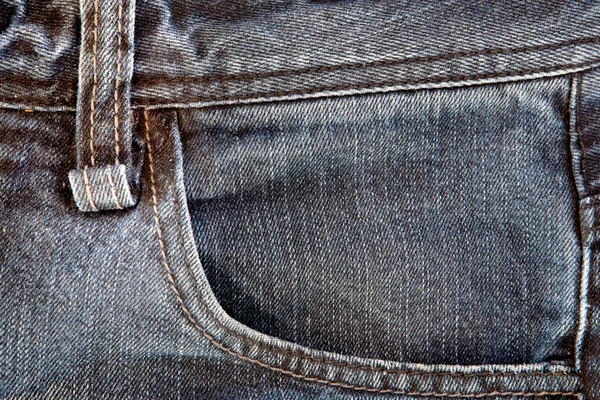 Photo of a pocket jeans — Stock Photo, Image