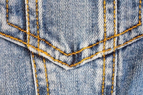 Photo of a pocket jeans — Stock Photo, Image