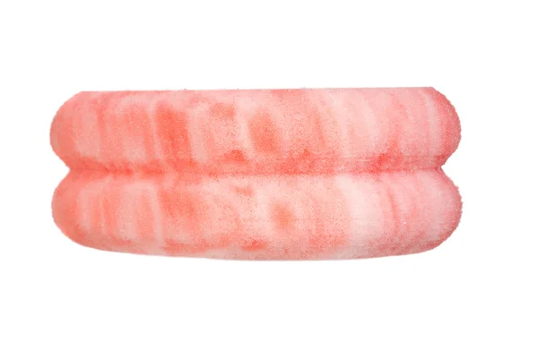 Pink bath sponge — Stock Photo, Image