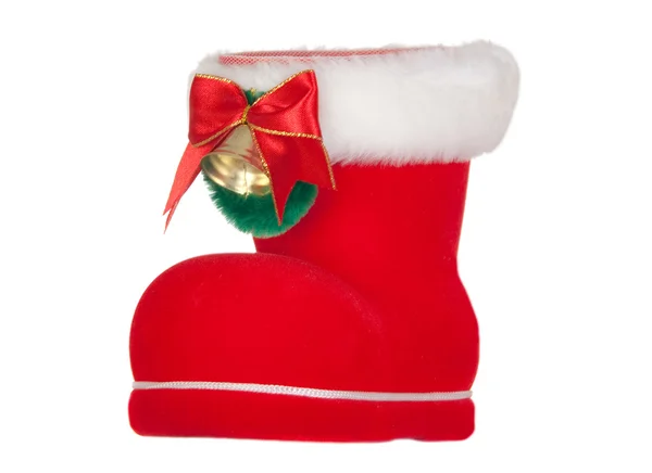 Ozdoba: Santa Claus boot ozdoba: Santa — Zdjęcie stockowe