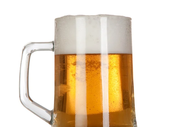Pivo ve sklenici skla — Stock fotografie