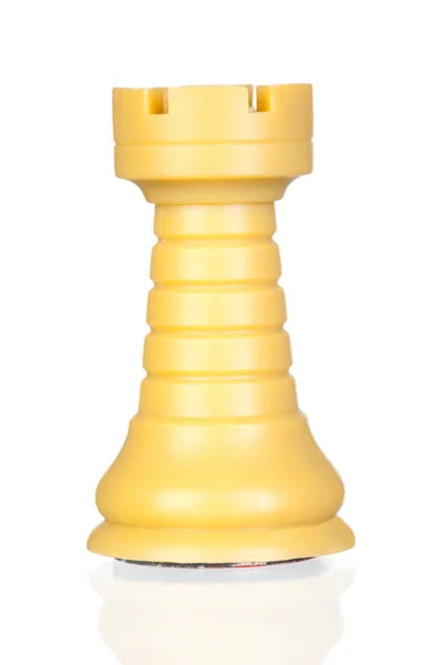 Biała Wieża w szachach — Zdjęcie stockowe