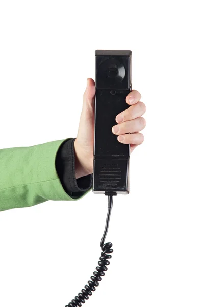 Hand bieden een telefoon — Stockfoto