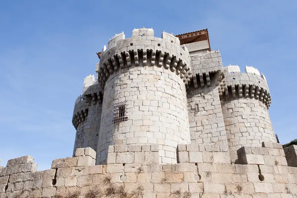 Grande castelo de pedra cinza — Fotografia de Stock