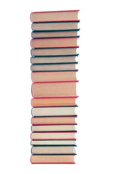Stå hög av böcker — Stockfoto