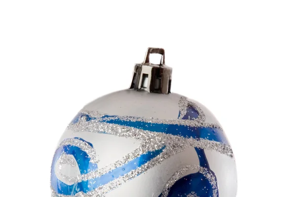 Silvered ball of christmas — Stock Photo, Image