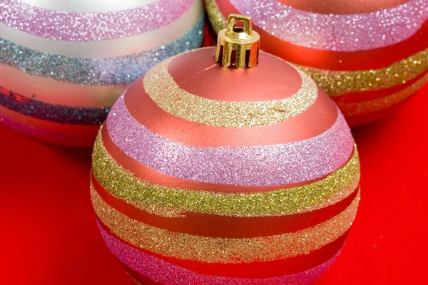 Tre bollar av jul — Stockfoto