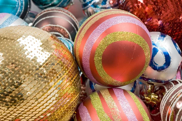 Different balls of christmas — Stock Photo, Image