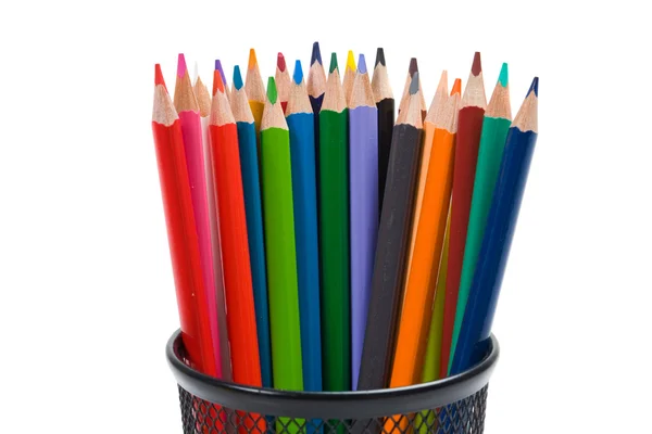 Molte matite di diversi colori — Foto Stock
