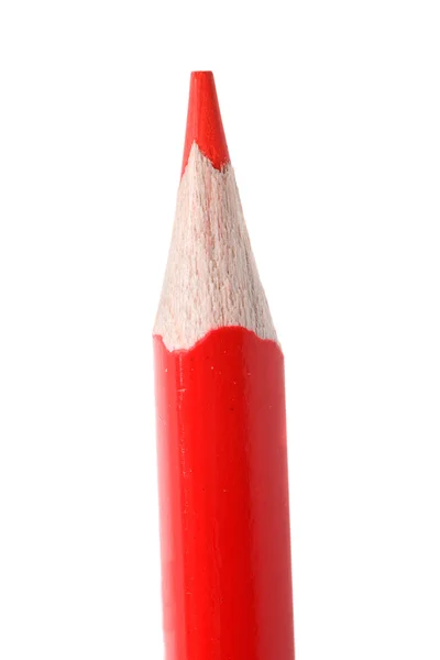 Κόκκινο μολύβι σε κάθετη — Φωτογραφία Αρχείου