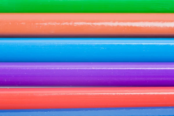다양 한 색상의 많은 연필 — 스톡 사진