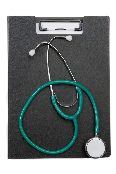 Schowka stetoskop — Zdjęcie stockowe