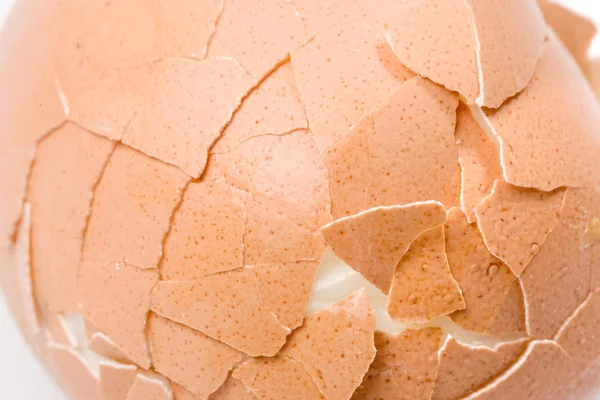 Kırık bir haşlanmış yumurta fotoğrafı — Stok fotoğraf