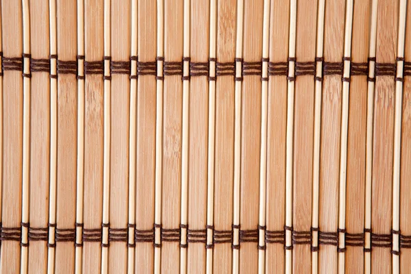 Tischdecke vertikale Bambuslatten — Stockfoto