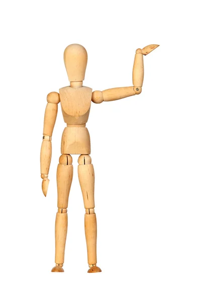 Jointed wooden mannequin — Stock Photo, Image