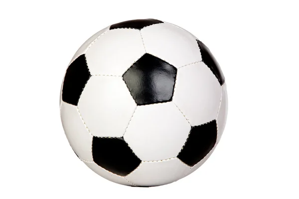 Белый футбольный мяч — стоковое фото