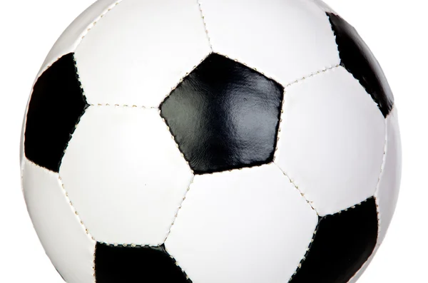 白いサッカー ボール — ストック写真