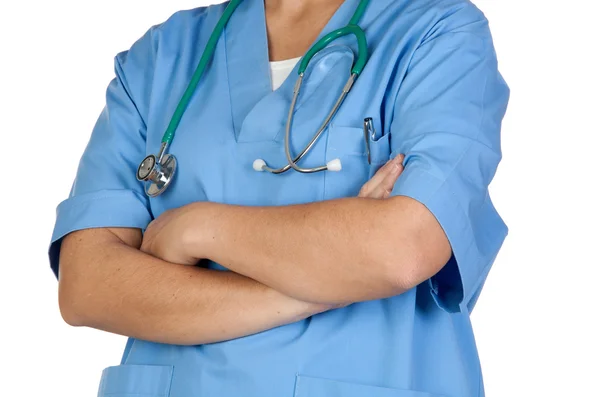 Medical anonymous with crossed arms — Stock Photo, Image