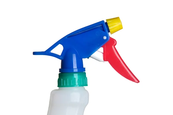 Spray container van plastic voor reiniging — Stockfoto