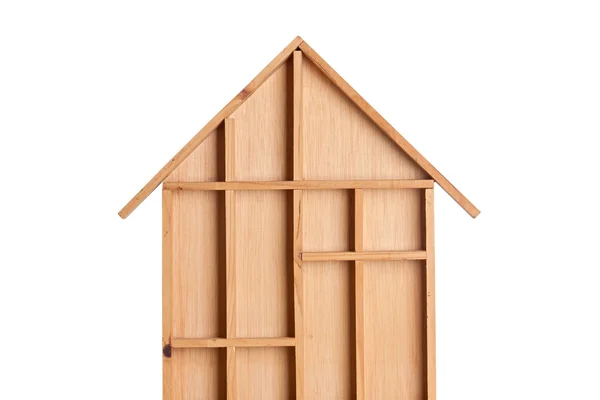 Symbolické dřevěný dům — Stock fotografie
