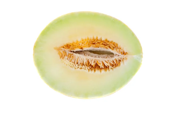Halv gul melon — Stockfoto