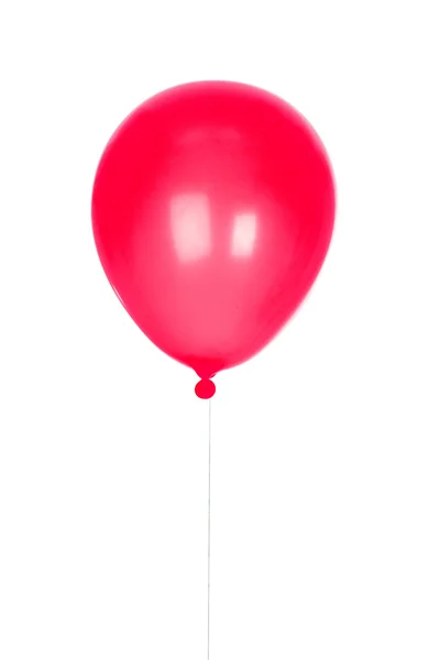 Kırmızı balon şişirmek — Stok fotoğraf