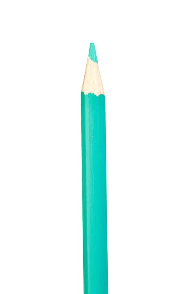 蓝绿松石铅笔 — 图库照片