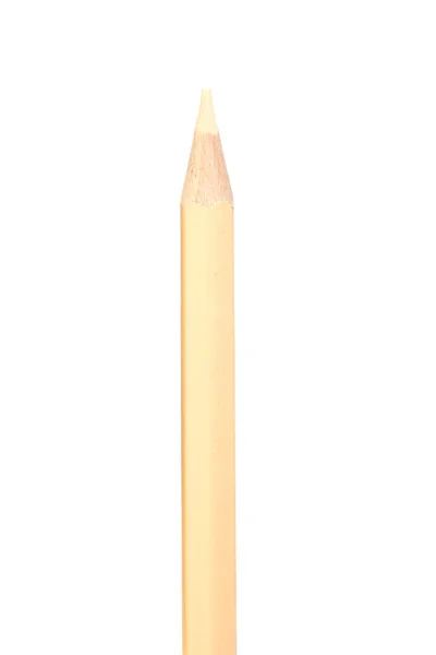 ベージュの鉛筆を垂直方向に — ストック写真