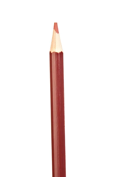 Hnědá tužka svisle — Stock fotografie