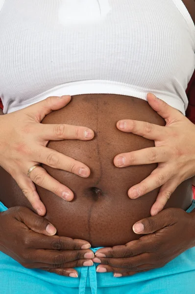 Atractiva mujer embarazada — Foto de Stock