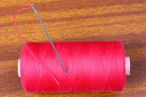 Bobbin Of White Thread Isolated On White Background, Monochrome