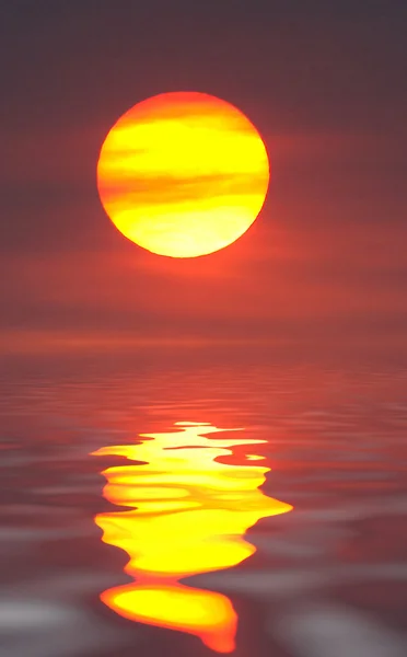 Sun reflected — Stock Photo, Image