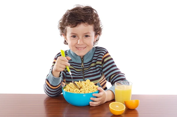 Завтрак для детей — стоковое фото