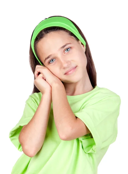 Adorable little girl with blue eyes Stock Image