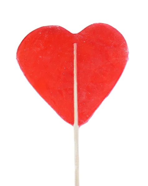 Delicious red lollipop Stock Image