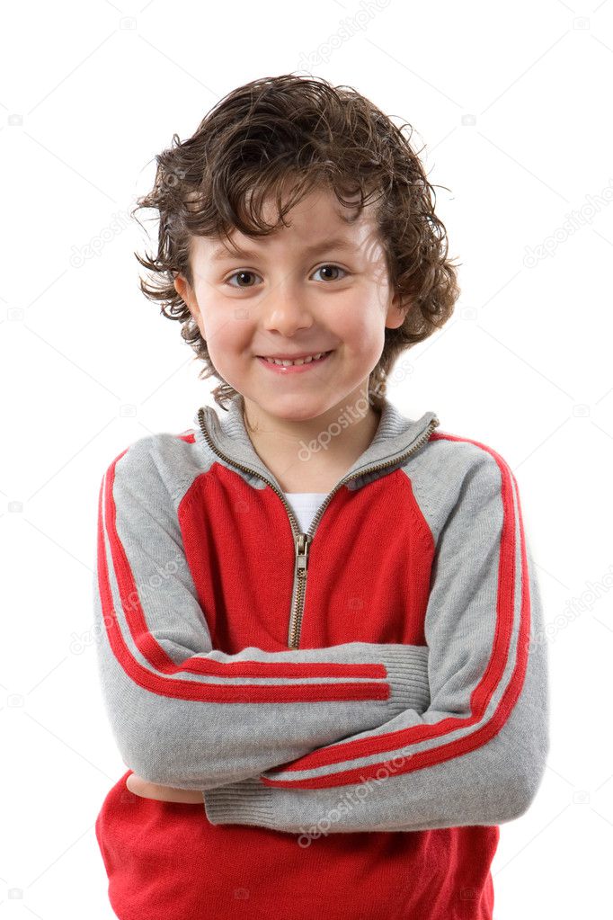 Adorable child smiling