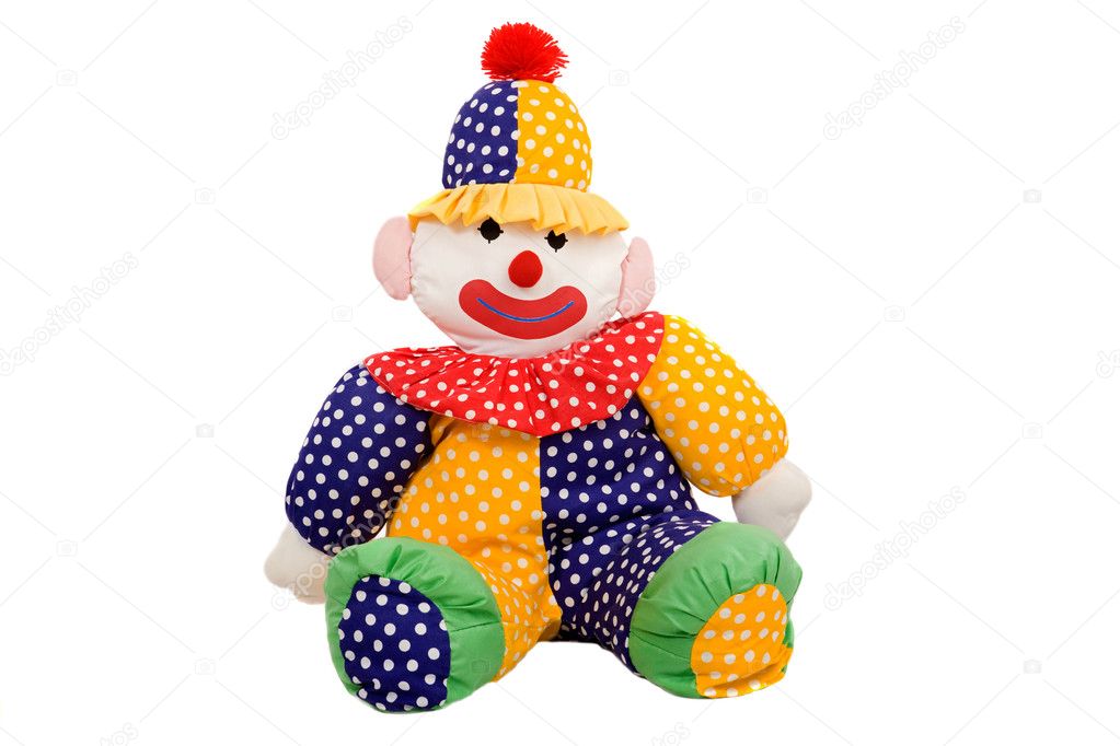 clown rag doll