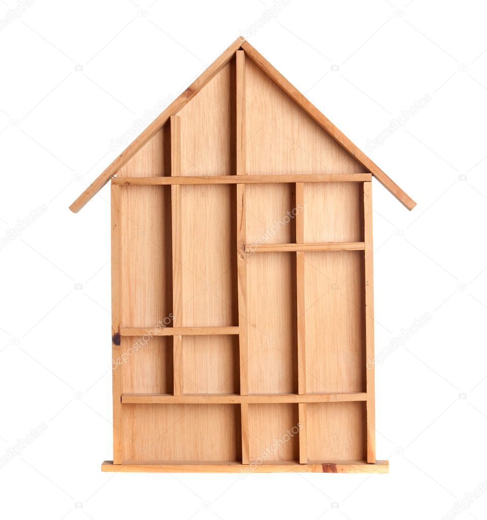 Symbolic wooden house