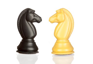 Chess knights clipart