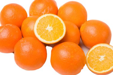 Many oranges clipart