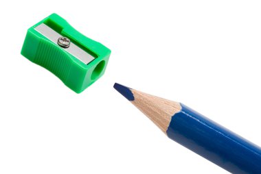 Pencil whit sharpener clipart