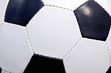 Soccer ball black and white clipart