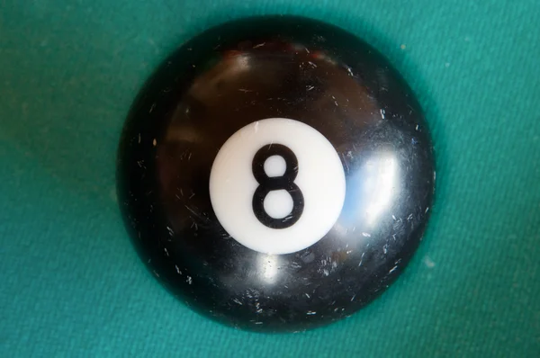 Photo of one billiard ball — Stock Photo, Image