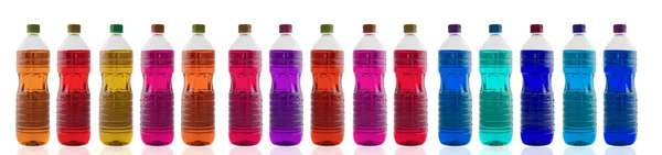 Stock image Bottles of oil of different colors